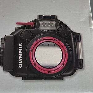 Olympus PT-EP12 Underwater Housing - Black and Red